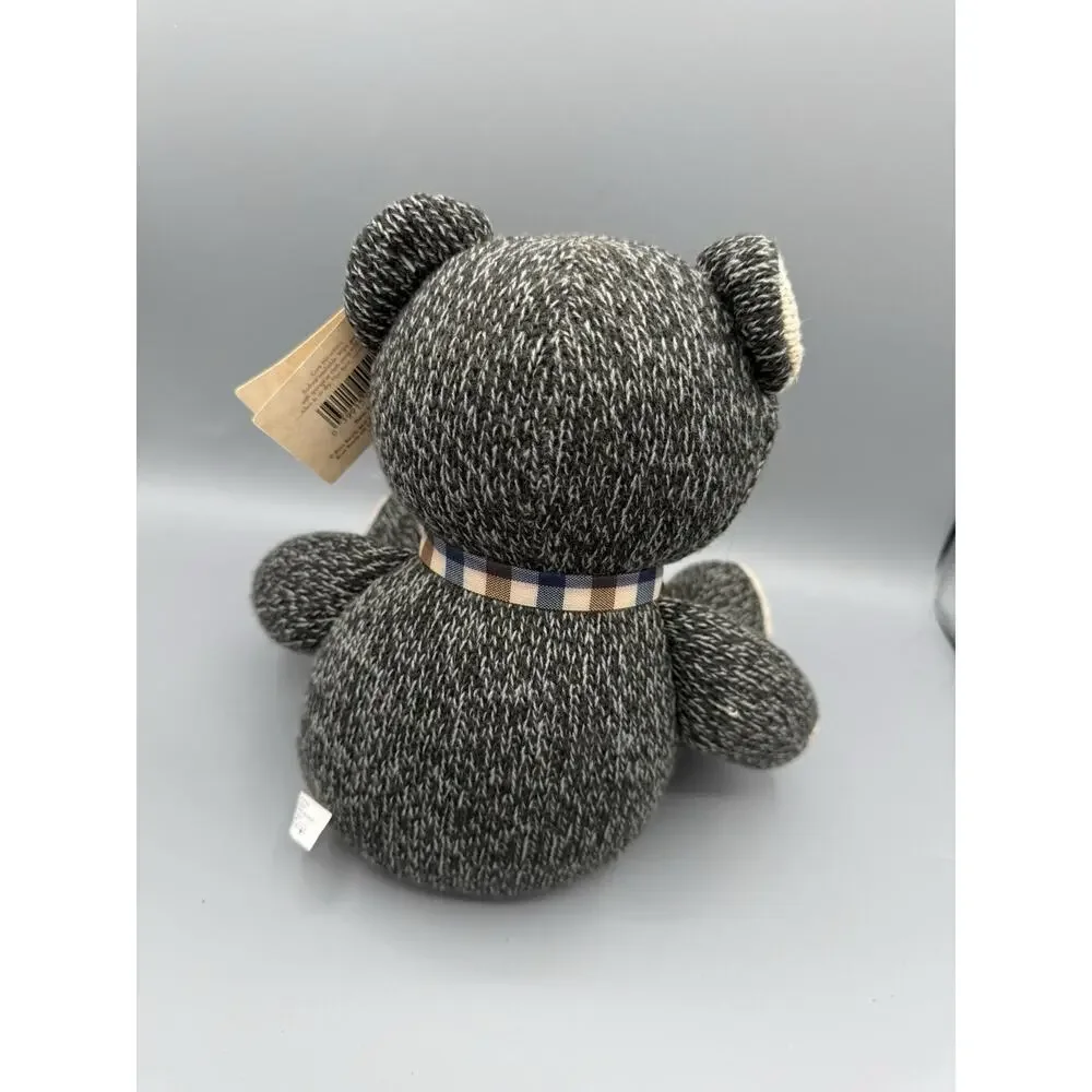 Russ Bears From The Past Gray Knit Plush Teddy Bear w/ Tag Stuffed Animal